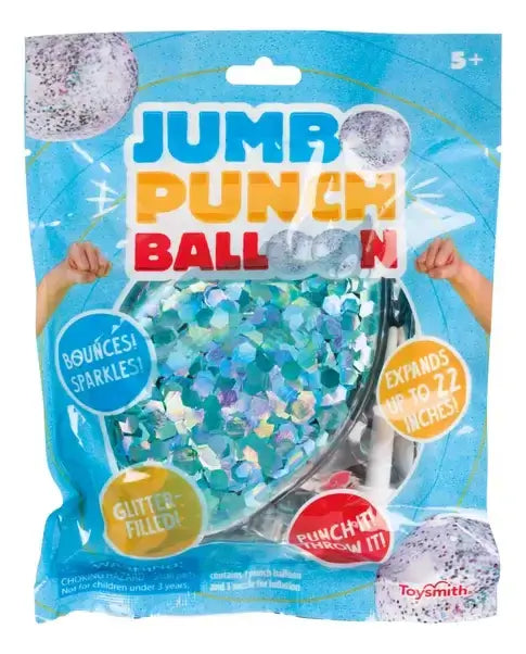 Glittery Jumbo 22" Punch Balloon Assorted