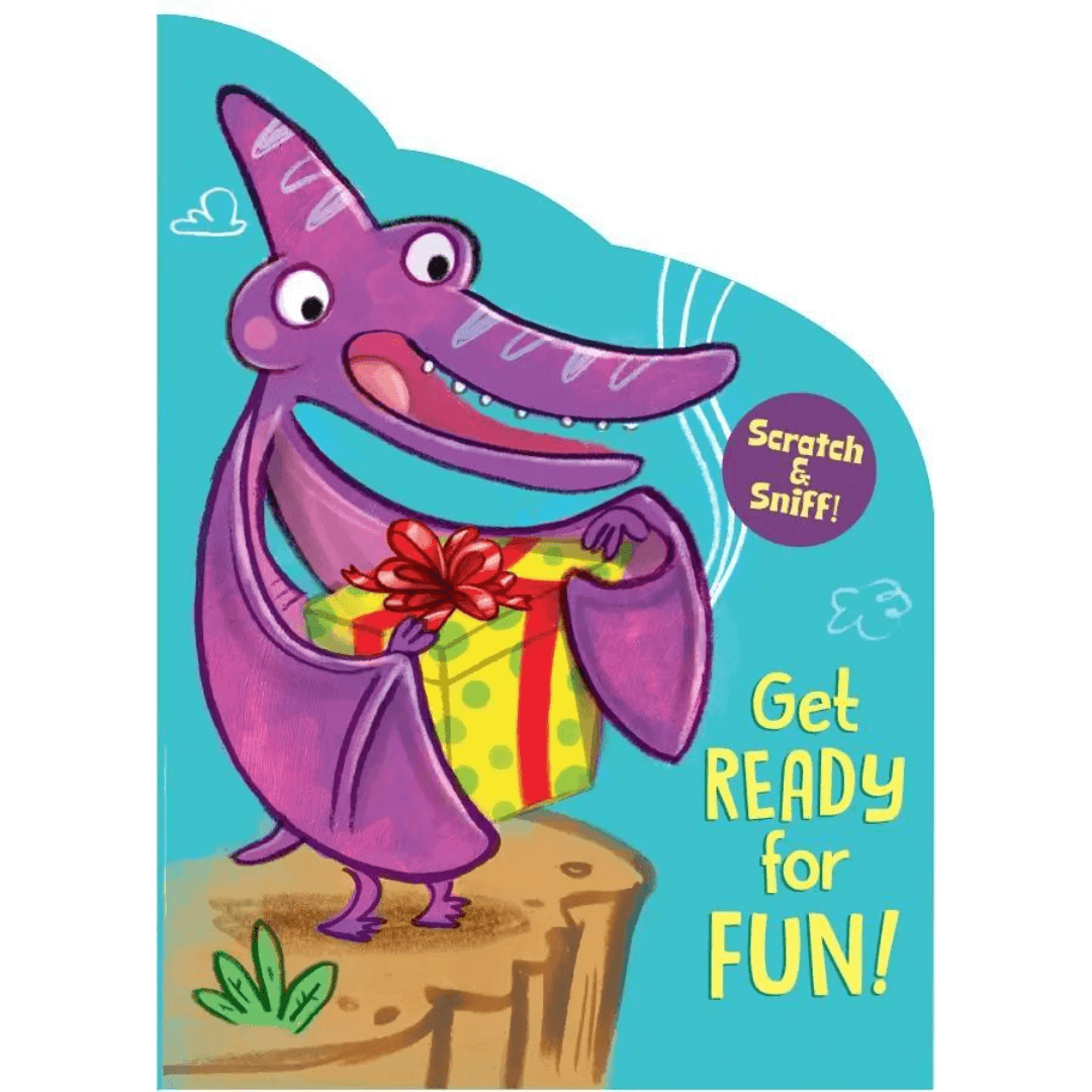 Grape Pterodactyl Scratch & Sniff Birthday Card