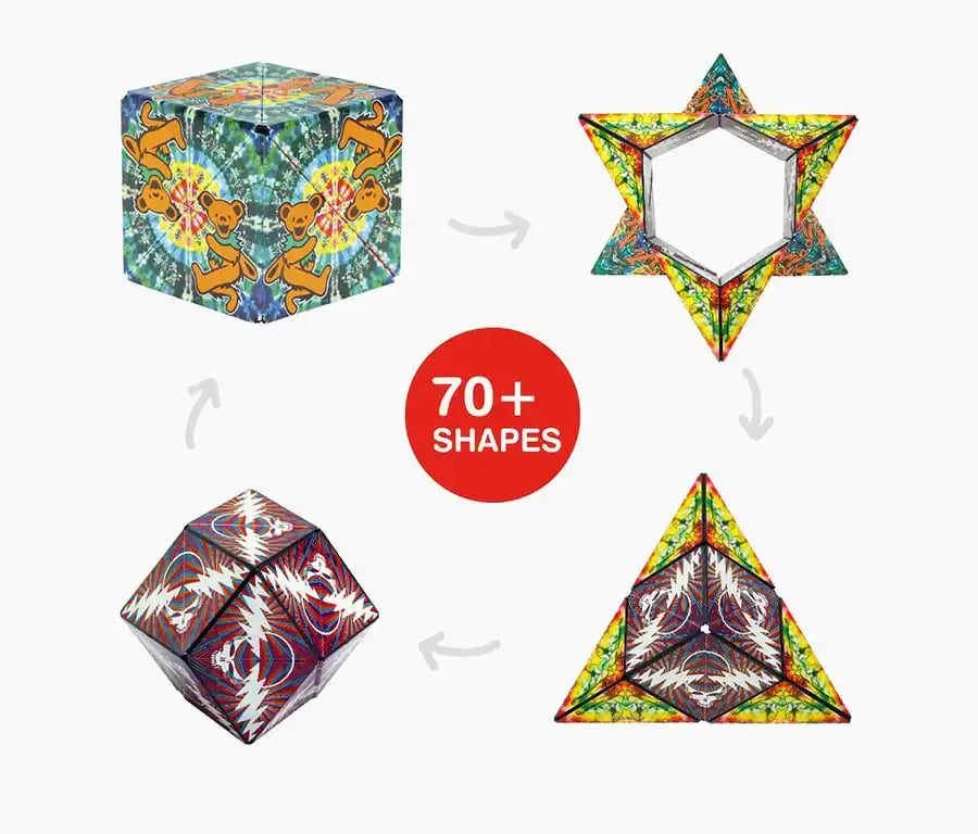 Grateful Dead Dancing Bears Shashibo Puzzle Cube