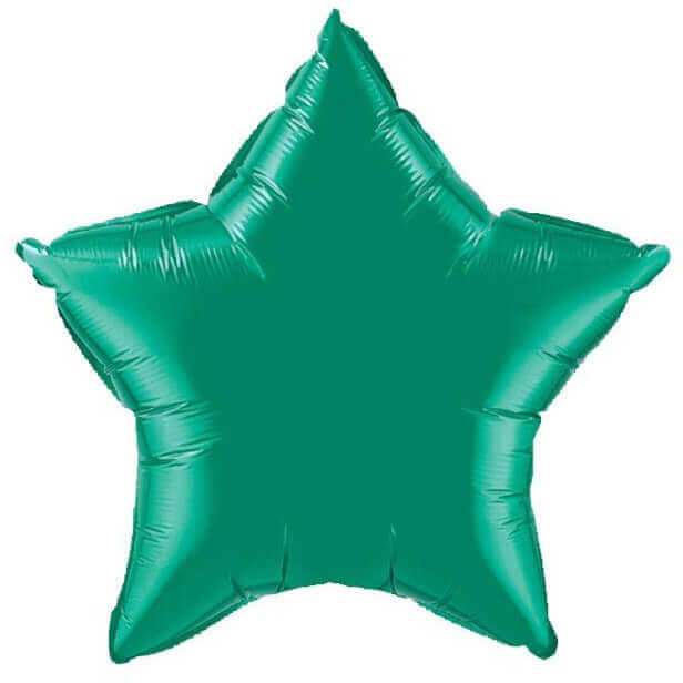 20" Green Star Balloon