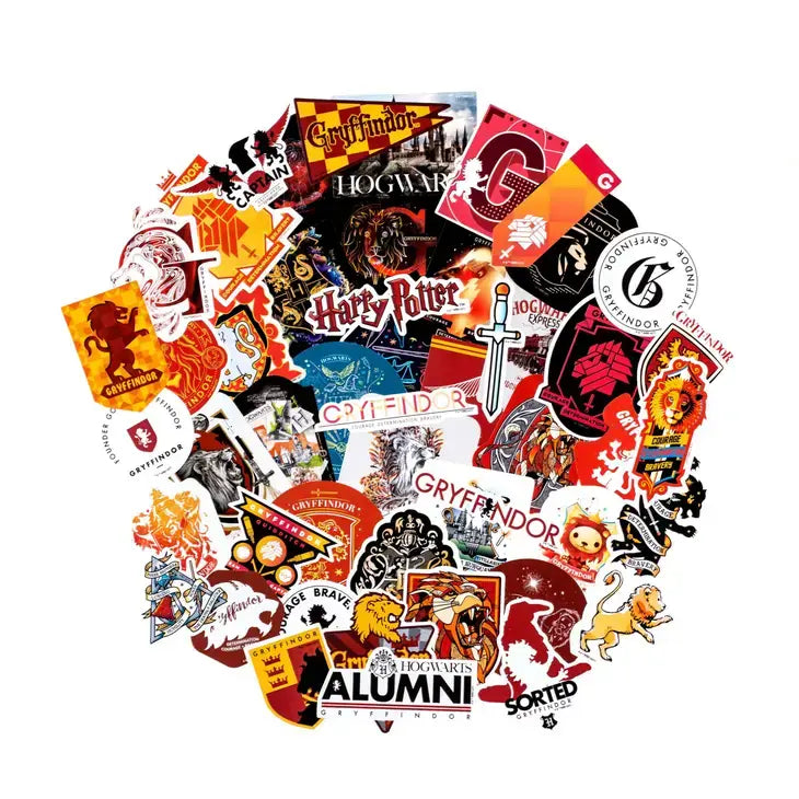 Harry Potter Gryffindor Set of 50 Decals
