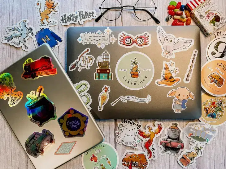 Harry Potter Watercolor Set of 50 Stickers