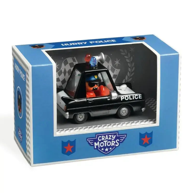Hurry Police Crazy Motors Metal Car