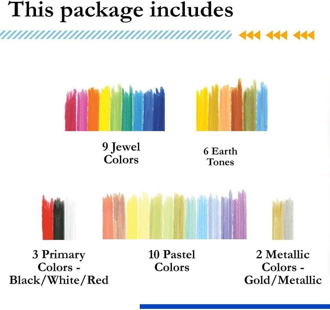 KwikStix Tempera Paint- Art Set 30 Colors Paint Sticks