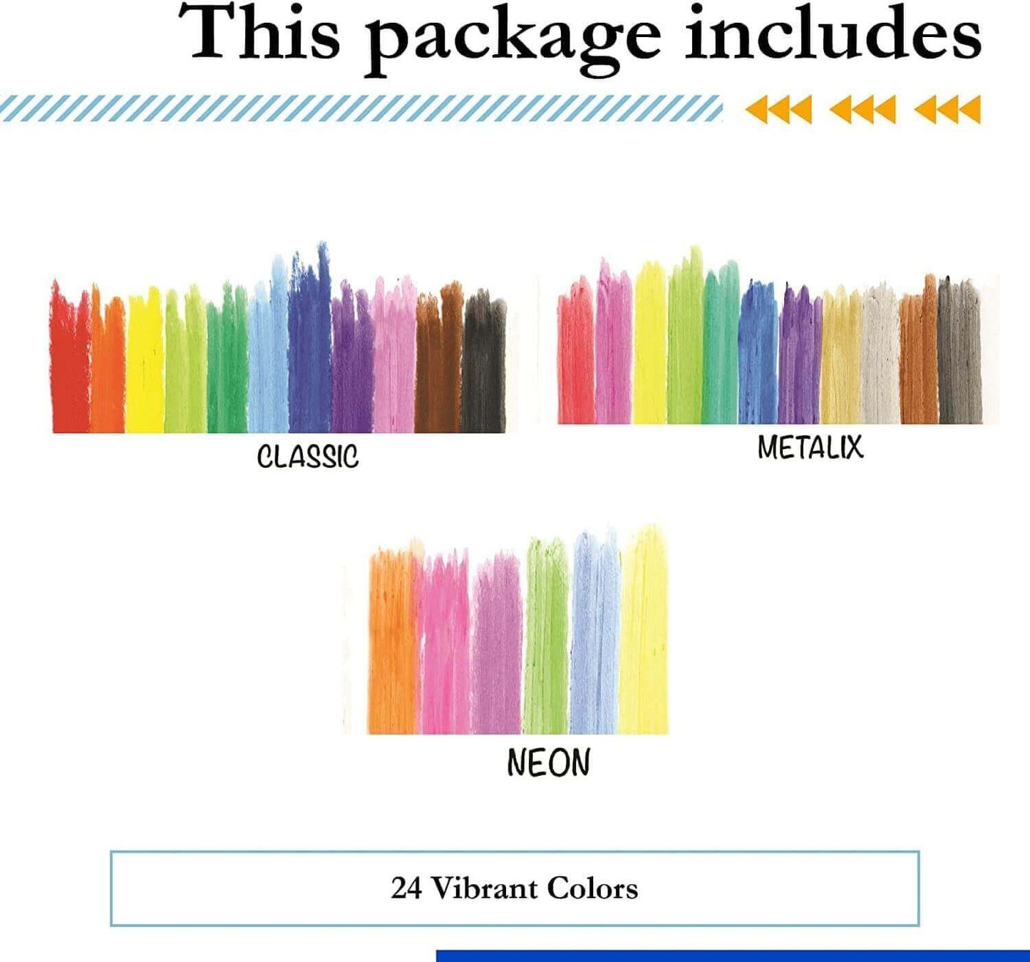 Kwik Stix, Set of 24 Paint Sticks