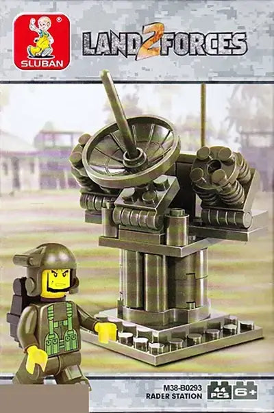 Land Forces Radar Station Sluban Building Brick Kit (44 Pcs)