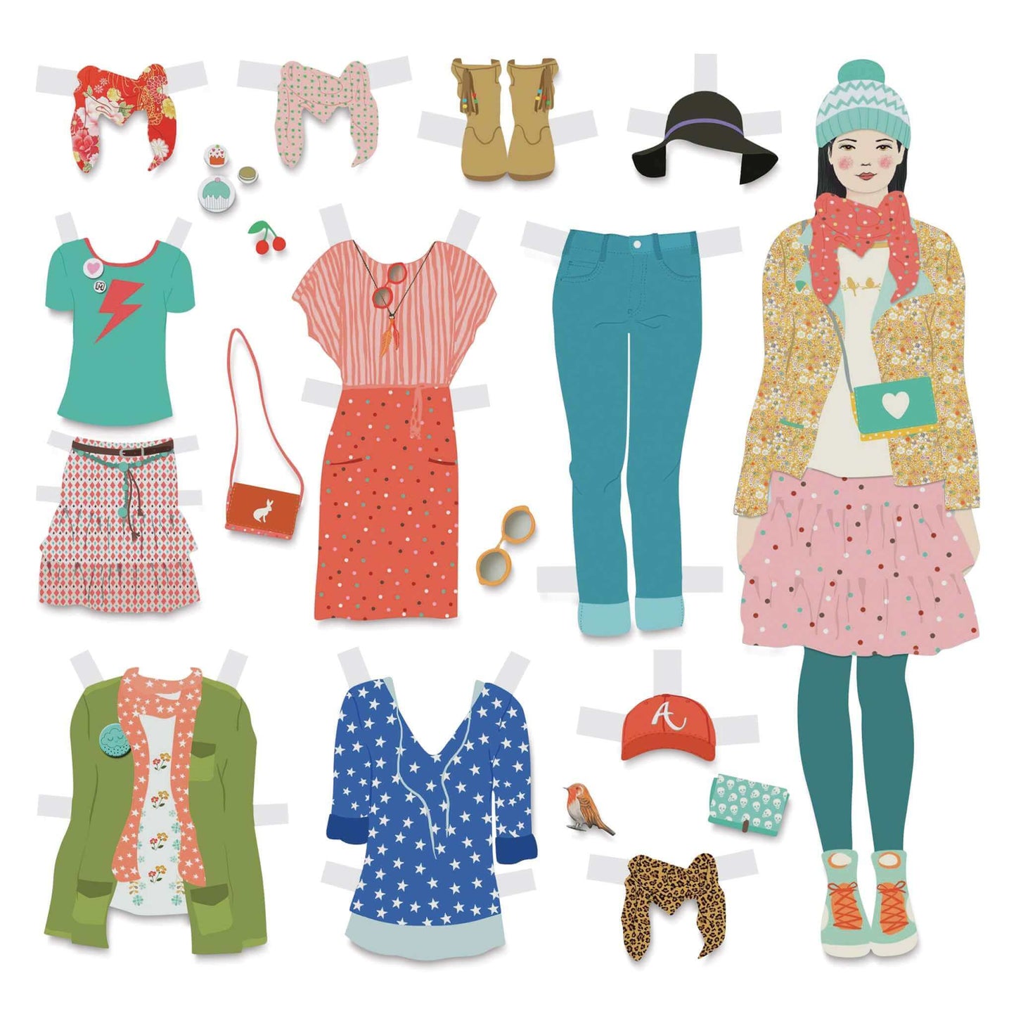 Le Grand Dressing Room Paper Dolls Art Kit