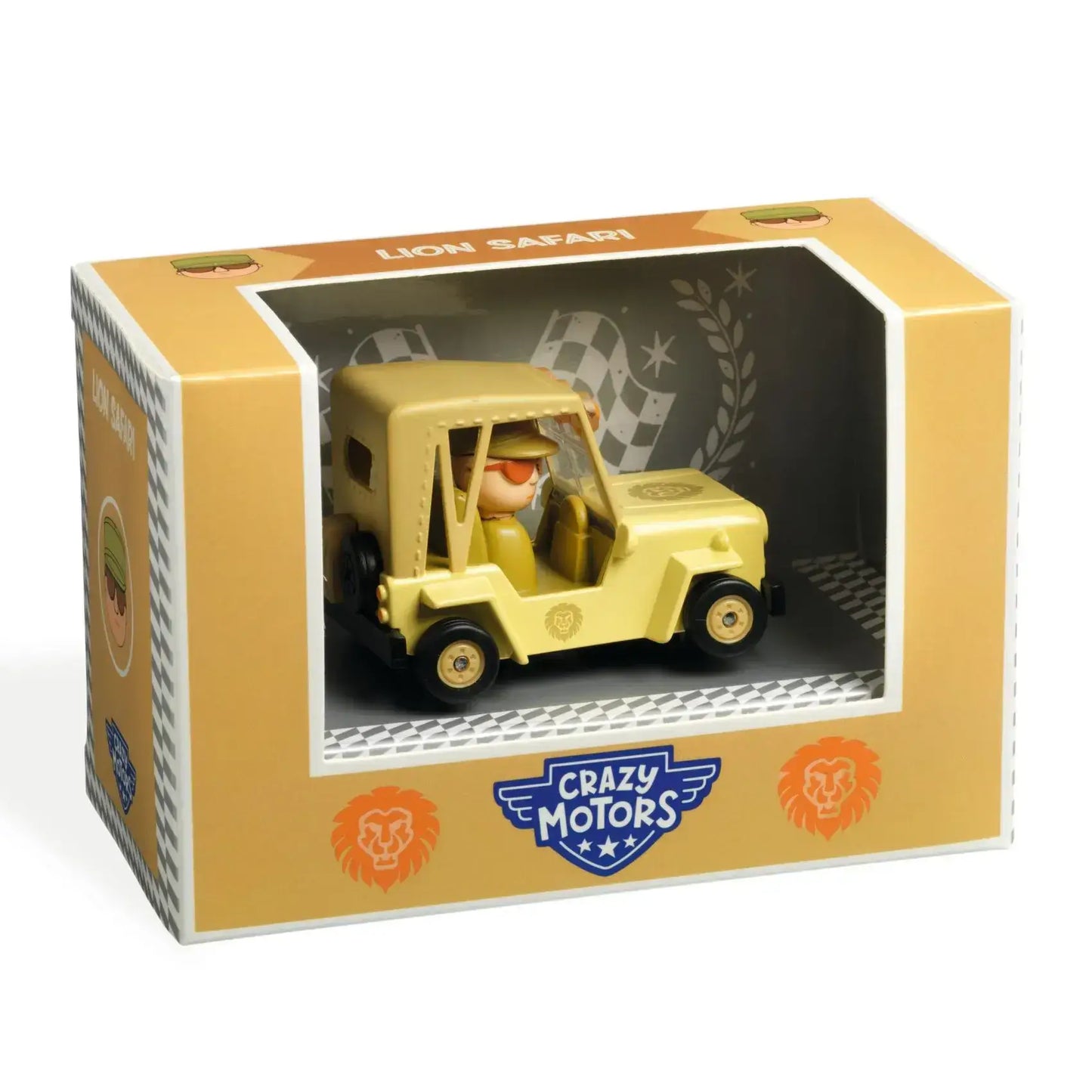 Lion Safari Crazy Motors Metal Car