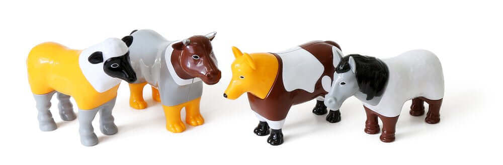Magnetic Mix or Match Farm Animals Playset
