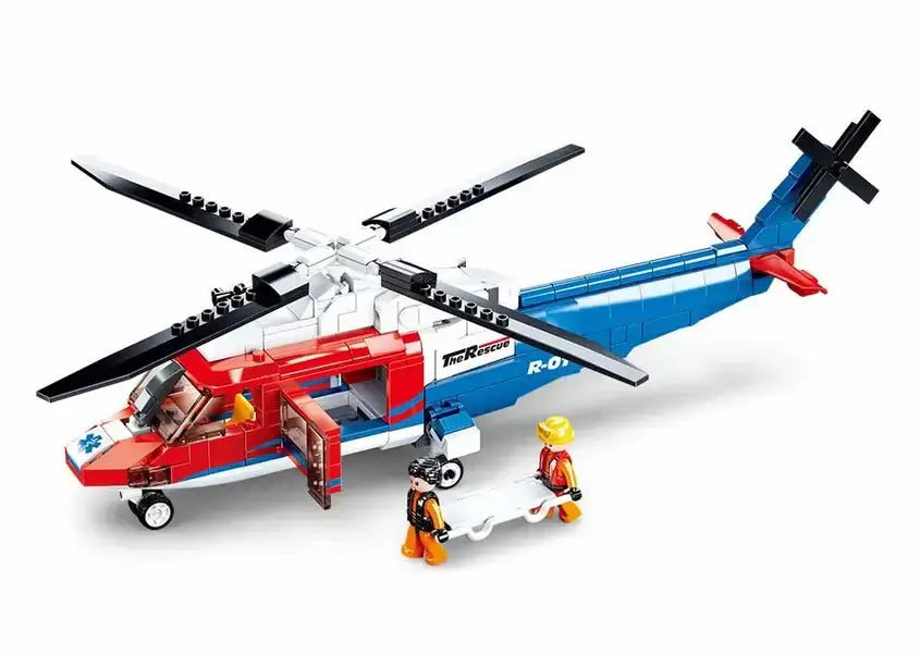 Medivac Helicopter Sluban Building Brick Kit (402 Pcs)