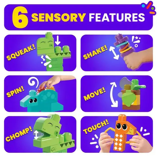 Mega™ Bloks Squeak 'n Chomp Dinos