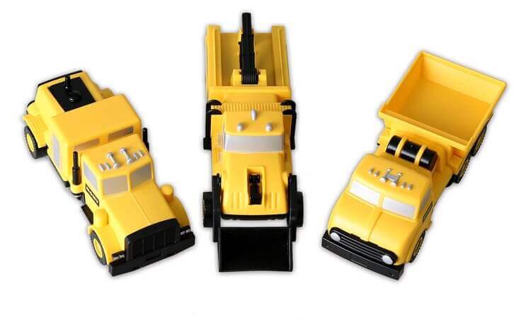 Magnetic Mix or Match Vehicles - Construction Playset