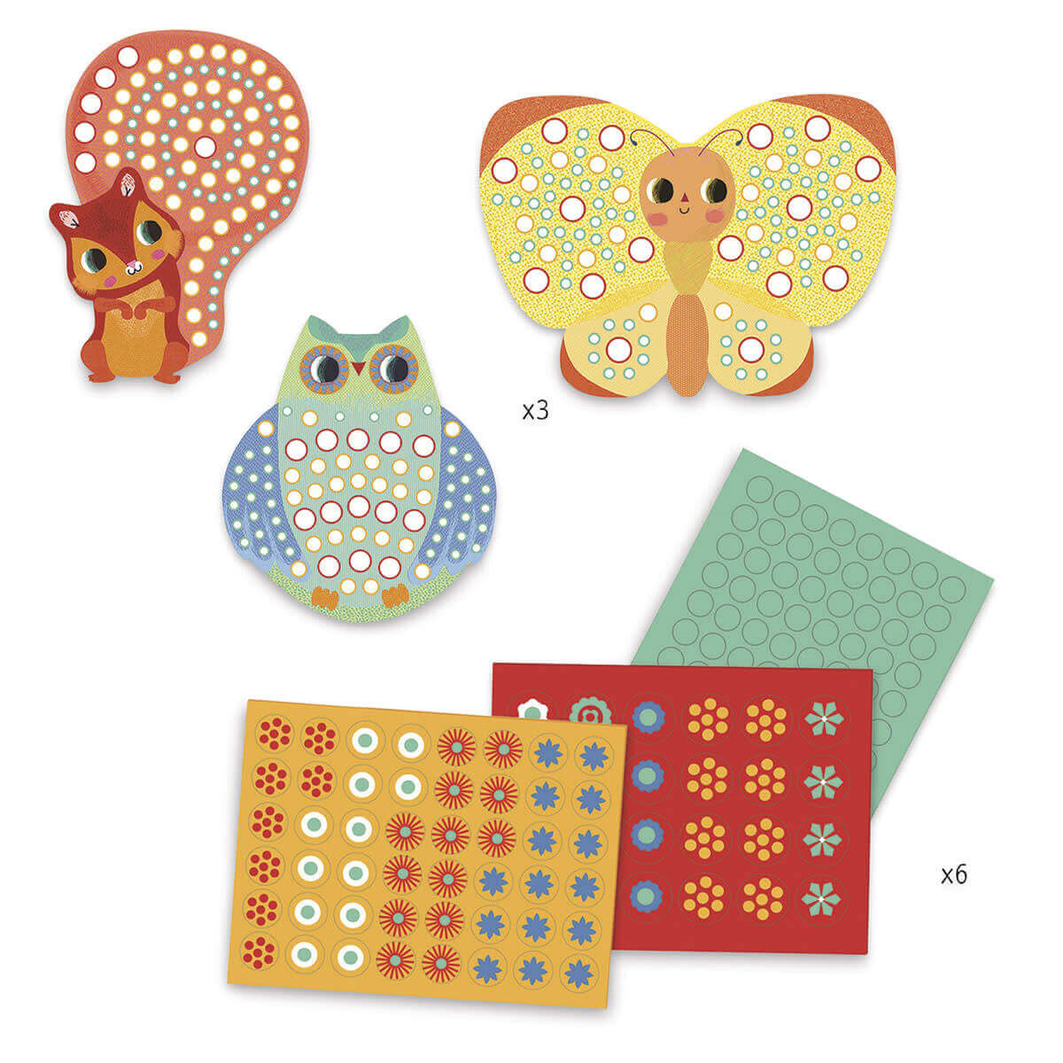 Millefiori Sticker Mosaic Collage Art Kit