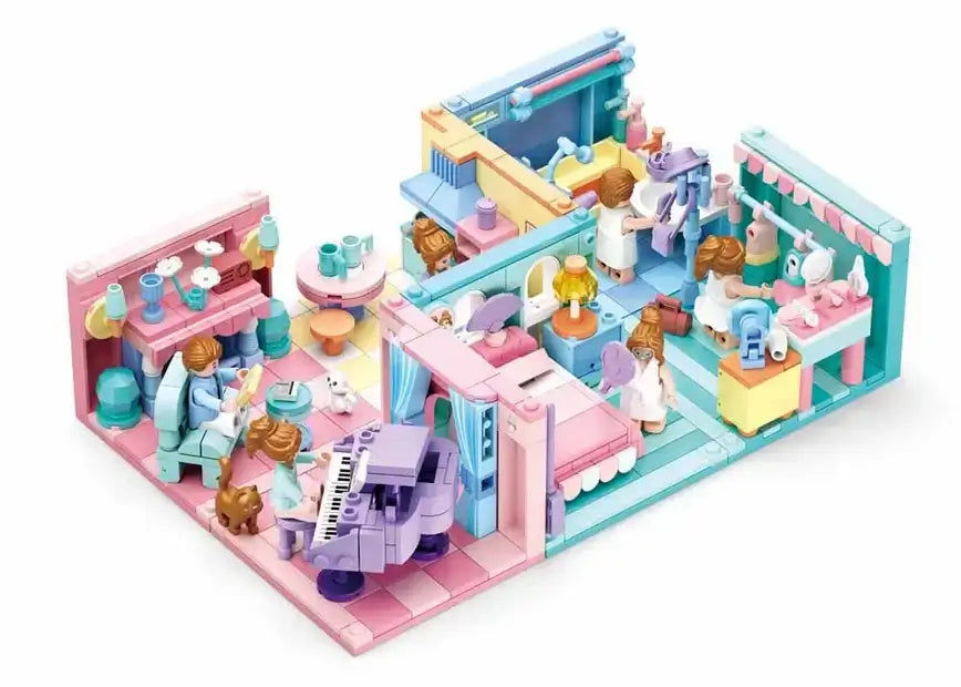 Mini-Handicraft Home Building Brick kits