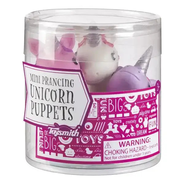 Mini Prancing Unicorn Finger Puppets