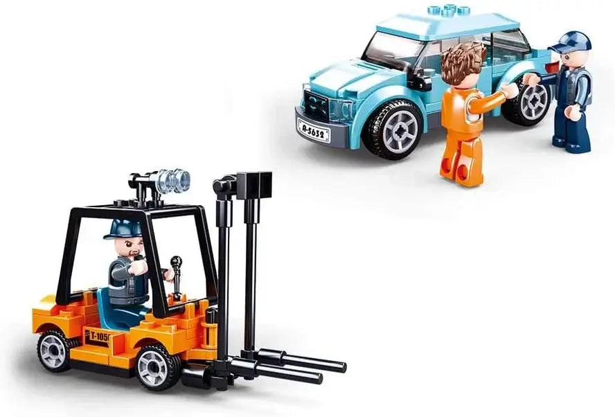 Modern Car Transporter Sluban Building Brick Kit (542 Pcs)