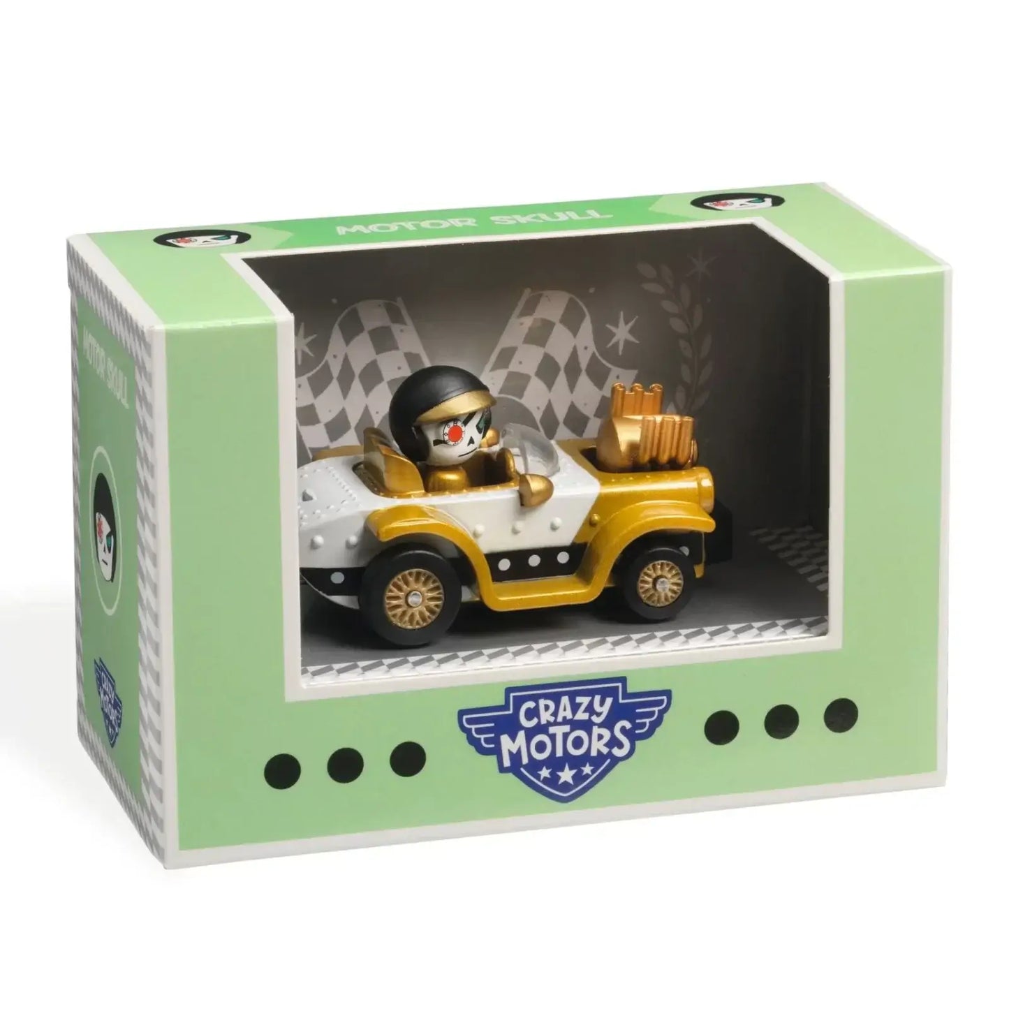Motor Skull Crazy Motors Metal Cars