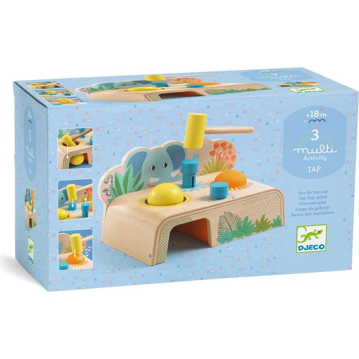 Multi Tap Hammer Wooden Toy