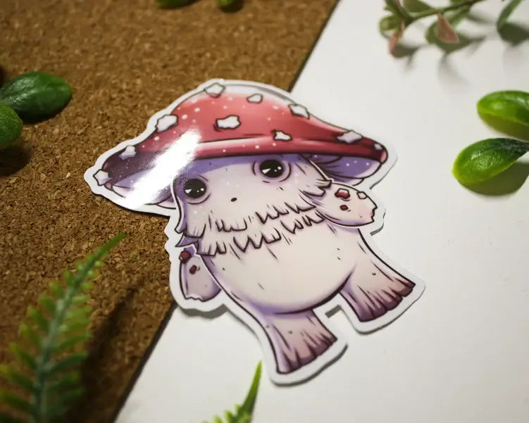 Mushroom Fairy Sticker