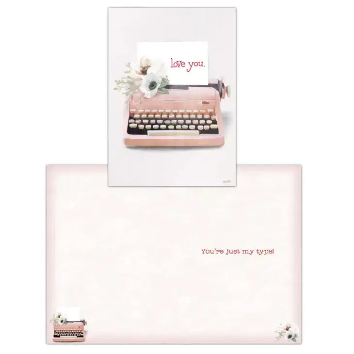 Old-Fashioned Note Card