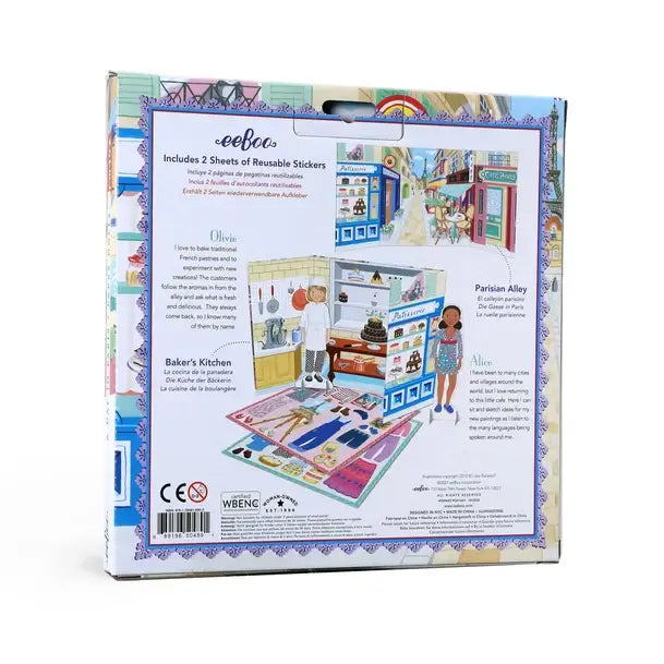 Paper Dolls A Day in Paris Art Kit