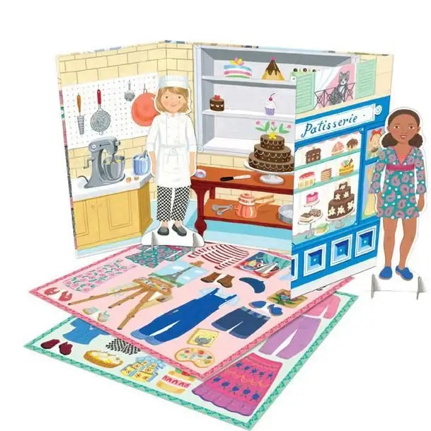 Paper Dolls A Day in Paris Art Kit