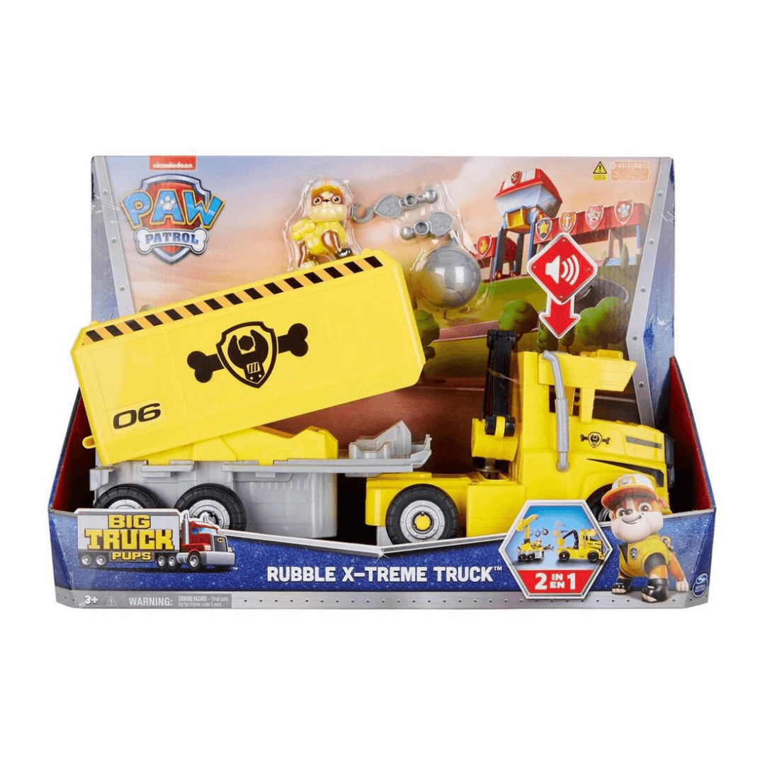 Paw Patrol 2 IN 1 Rubble X Treme Big Truck Set