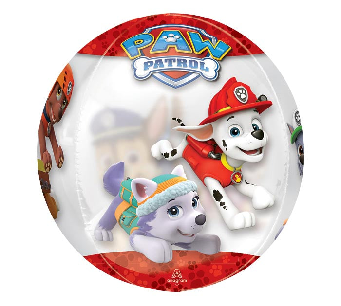 16" Paw Patrol Orbz Balloon
