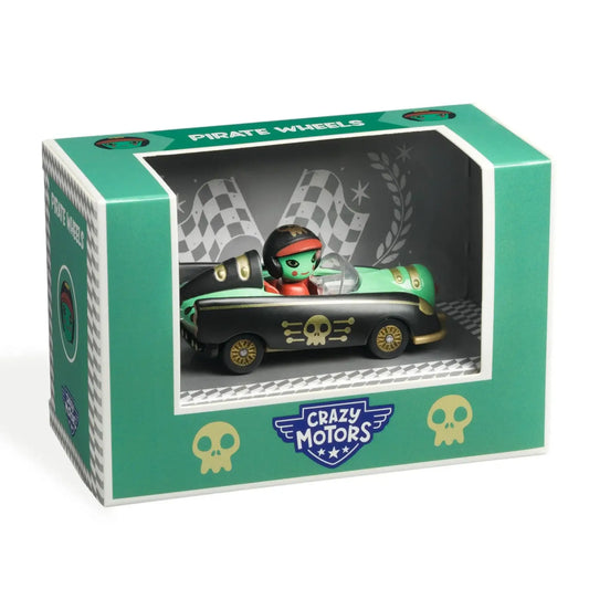Pirate Wheel Crazy Motors Metal Cars