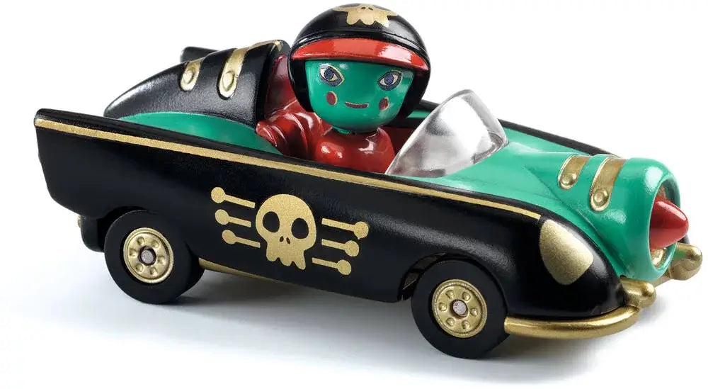 Pirate Wheel Crazy Motors Metal Cars
