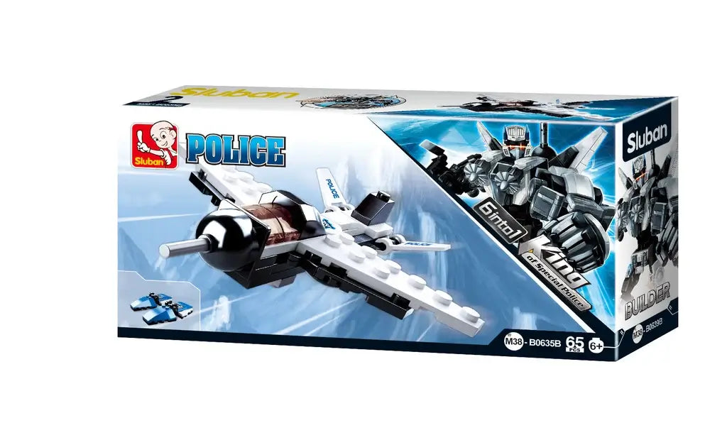 Police Transformer 6-in-1 Building Brick