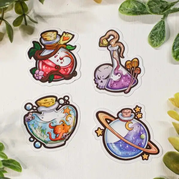 Potion Stickers 8 Pack