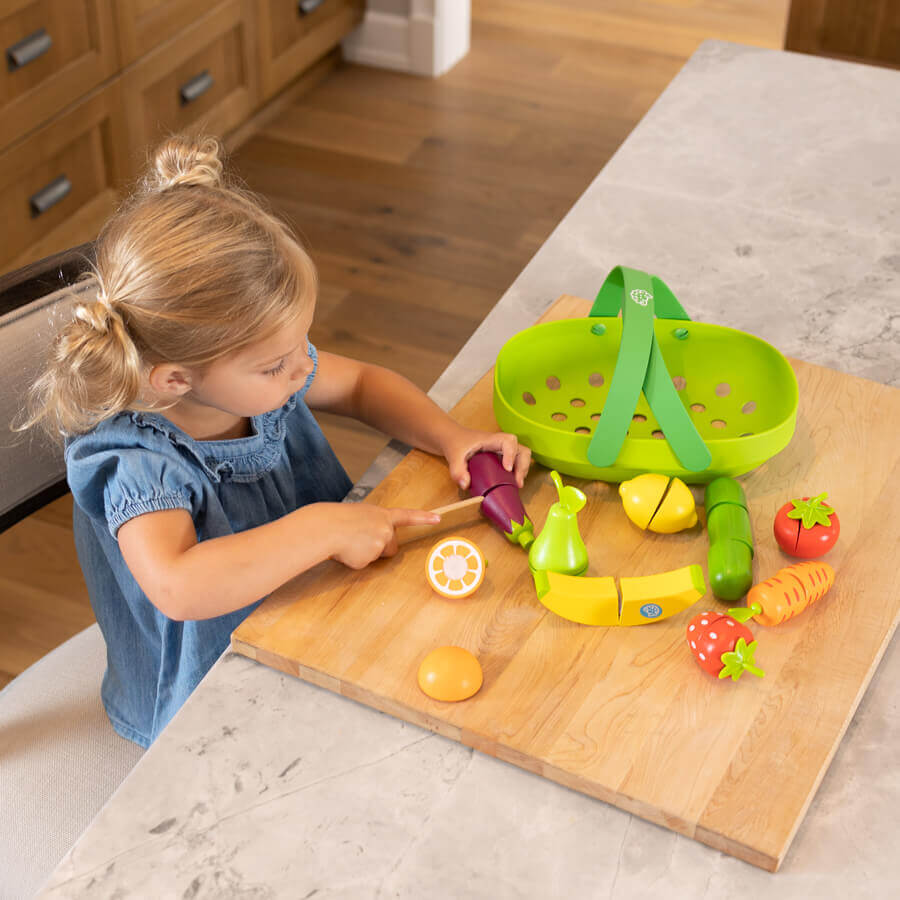Pretendables Fruit & Veggie Basket Playset