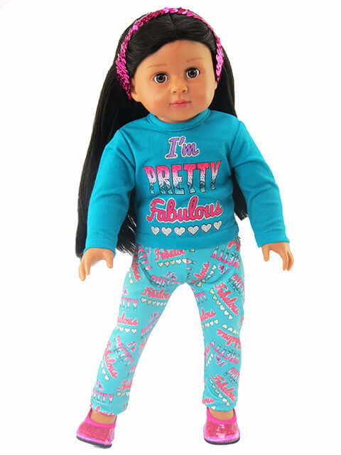 Pretty Fabulous Pant Set for 18" Dolls