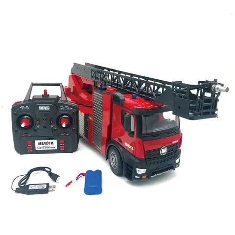 Radio Control Fire Truck with Ladder and Water Sprayer