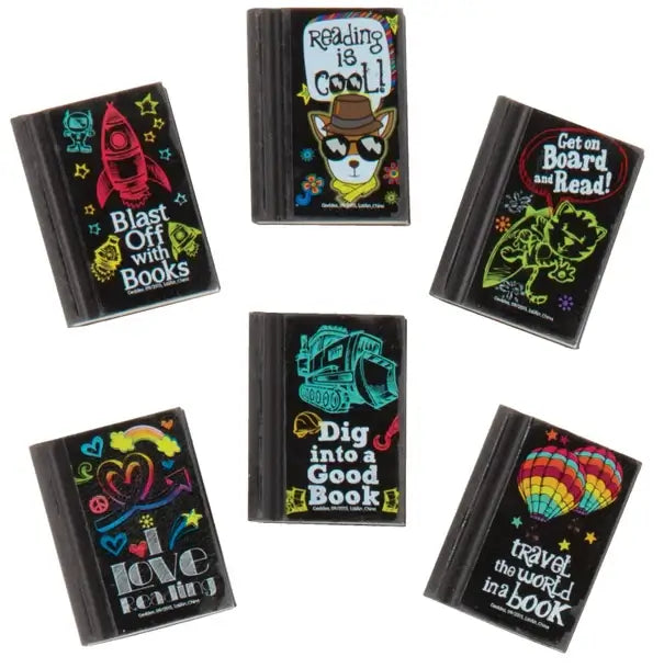 Reading Rocks Erasers