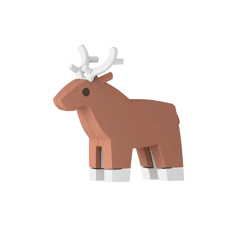 Reindeer - Halftoys animals