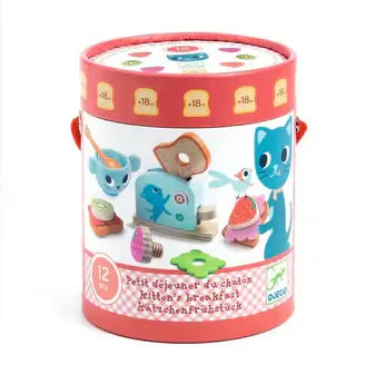 Role Play Kitten's Breakfast Play Food Set