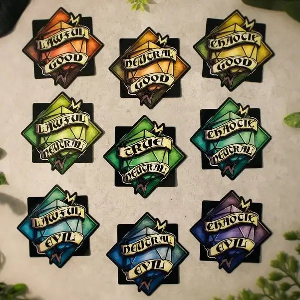 Rpg Alignment Stickers