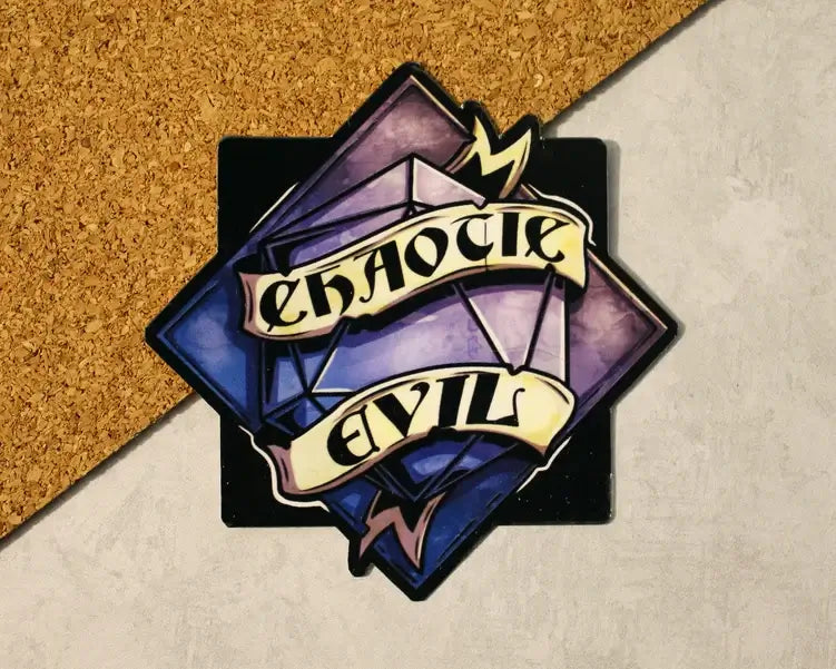 Rpg Alignment Stickers Chaotic Evil