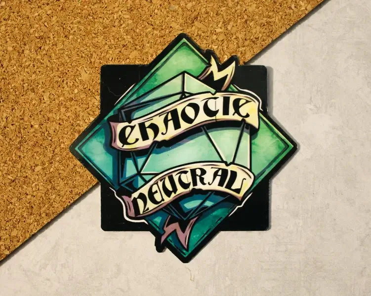 Rpg Alignment Stickers Chaotic Neutral