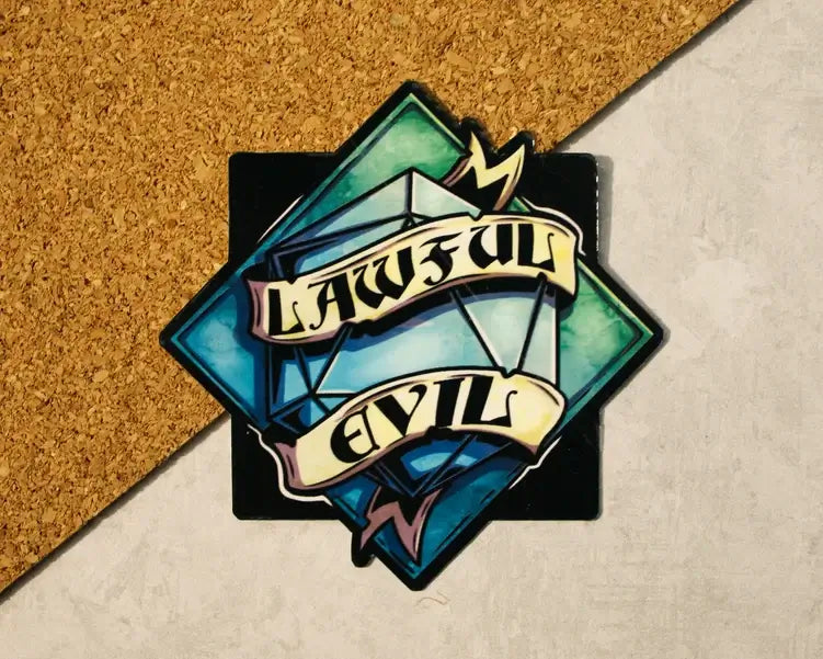 Rpg Alignment Stickers Lawful Evil