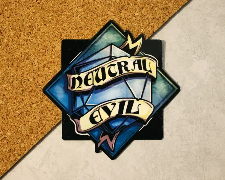 Rpg Alignment Stickers Neutral Evil