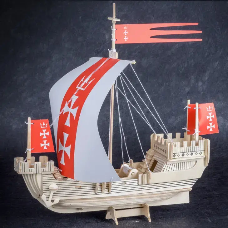 Santa Maria Wood Ship Model Building Kit