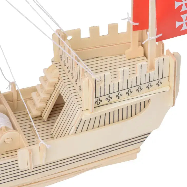 Santa Maria Wood Ship Model Building Kit