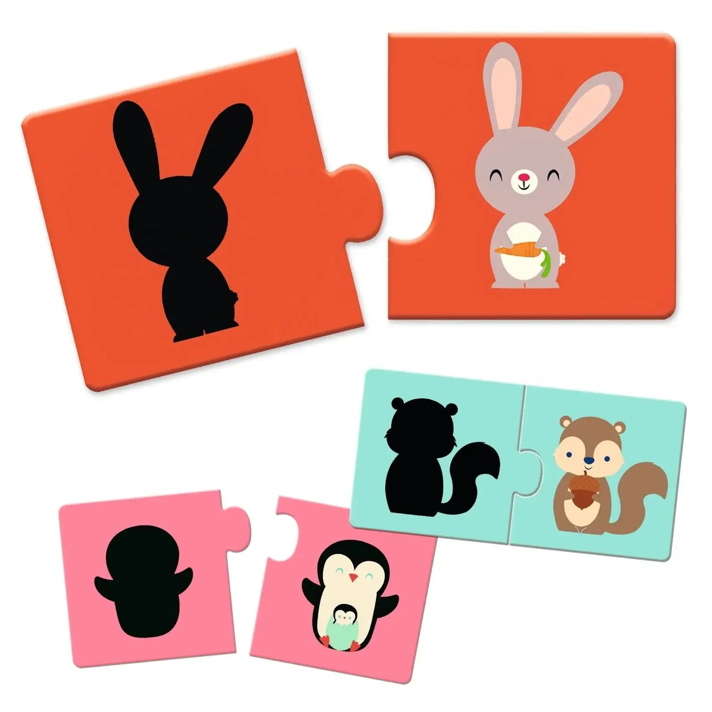 Shadows Puzzle Duo Matching Activity