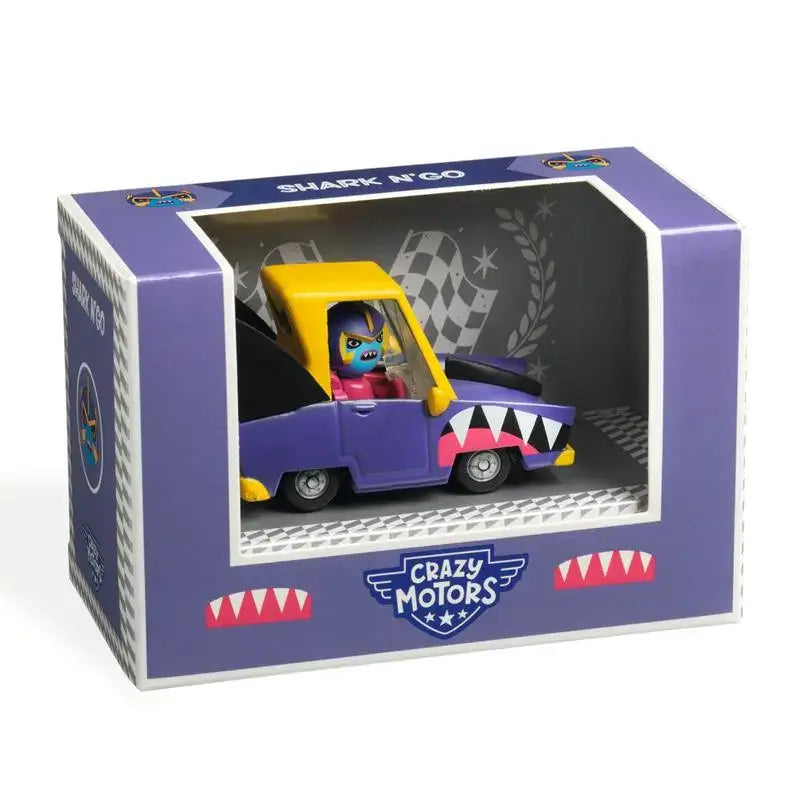 Shark’n Go Crazy Motors Metal Cars