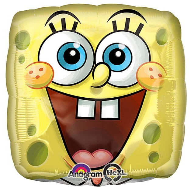 17" Square Spongebob Balloon