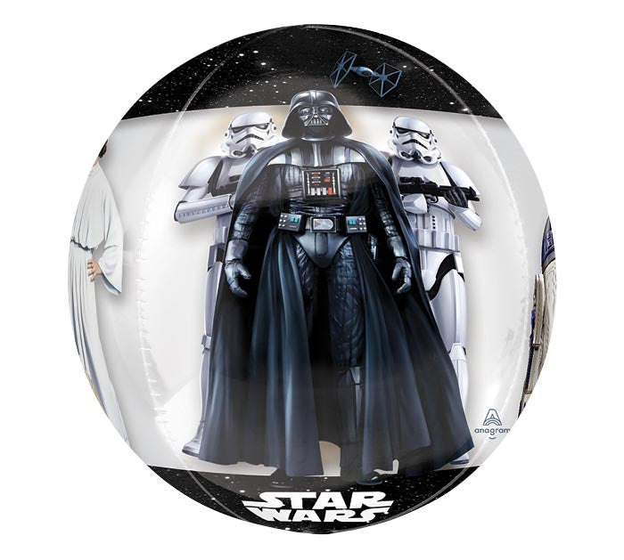 16" Star Wars Classic Orbz Balloon Darth Vader