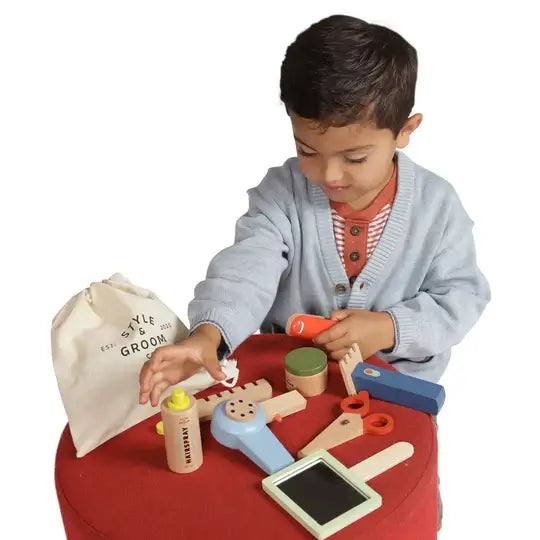 Style & Groom Wooden Playset for Toddlers